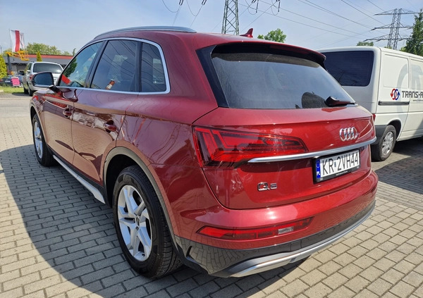 Audi Q5 cena 147000 przebieg: 50480, rok produkcji 2021 z Skawina małe 631